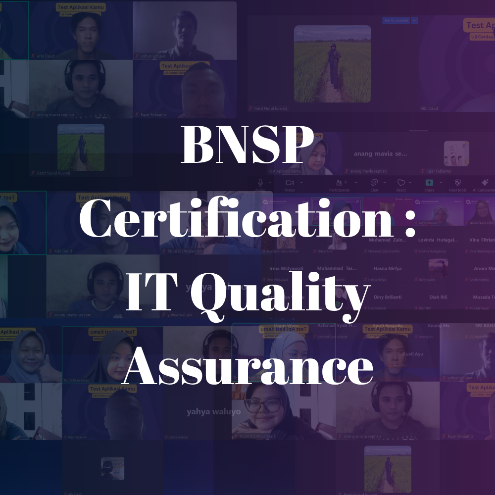 BNSP Certification IT Quality Assurance
